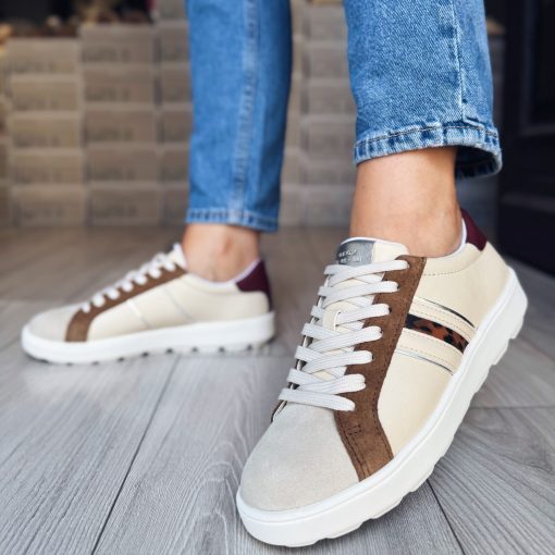 Geox D56WEA Cream Cognac