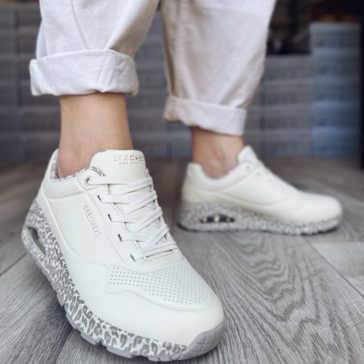 Skechers 155412 White Leopard (36-os méret - Utolsó Pár!!)