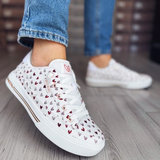 Skechers 177196 White Red