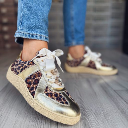 Tutto Bene Scarpe 798 Gold Leopard